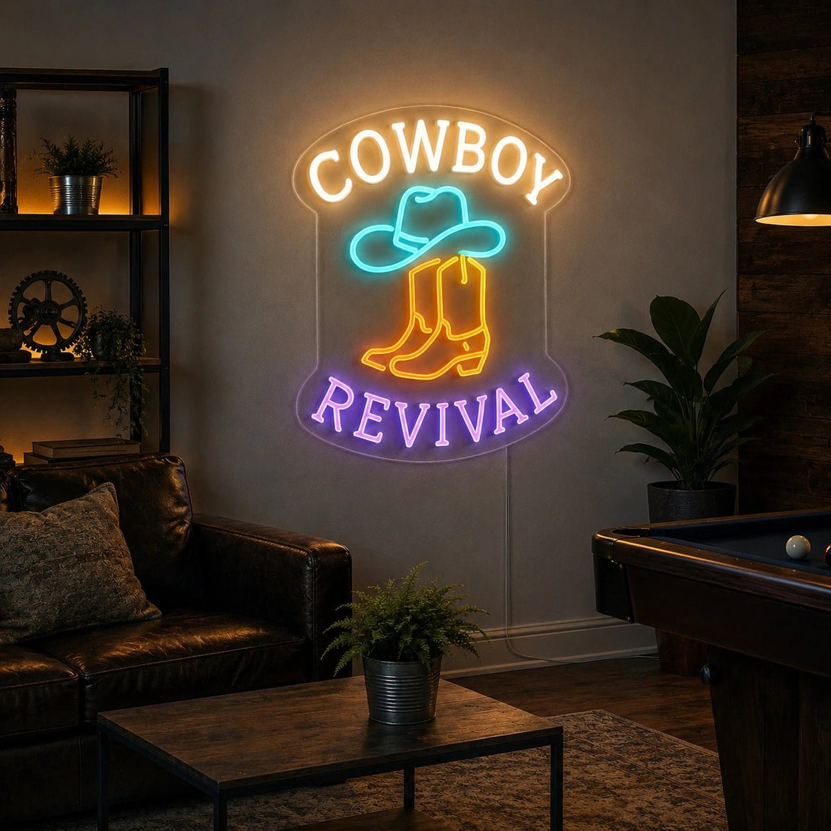 Cowboy Revival LED Neon Sign - Shineneon