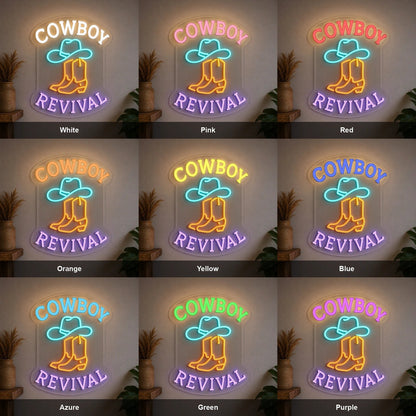 Cowboy Revival LED Neon Sign - Shineneon