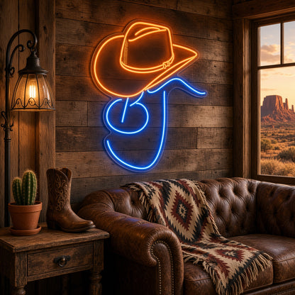 Cowboy Hat Custom LED Neon Sign