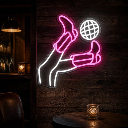 Cowgirl Boots Disco Ball Vintage LED Neon Sign - Shineneon