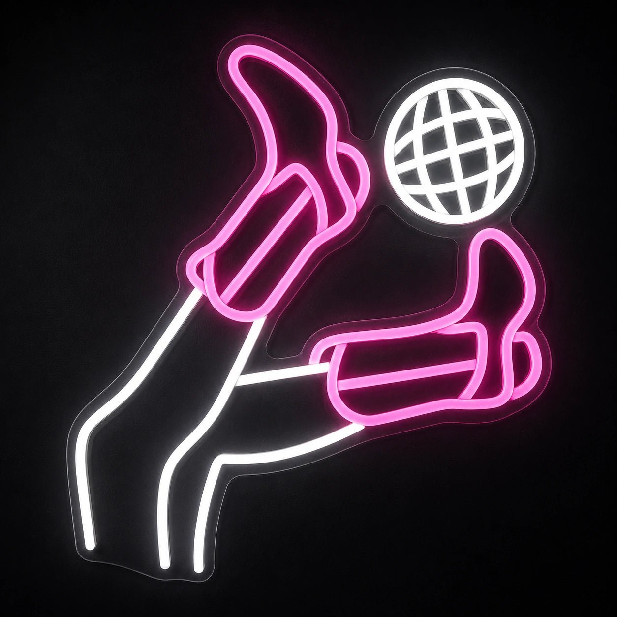 Cowgirl Boots Disco Ball Vintage LED Neon Sign - Shineneon