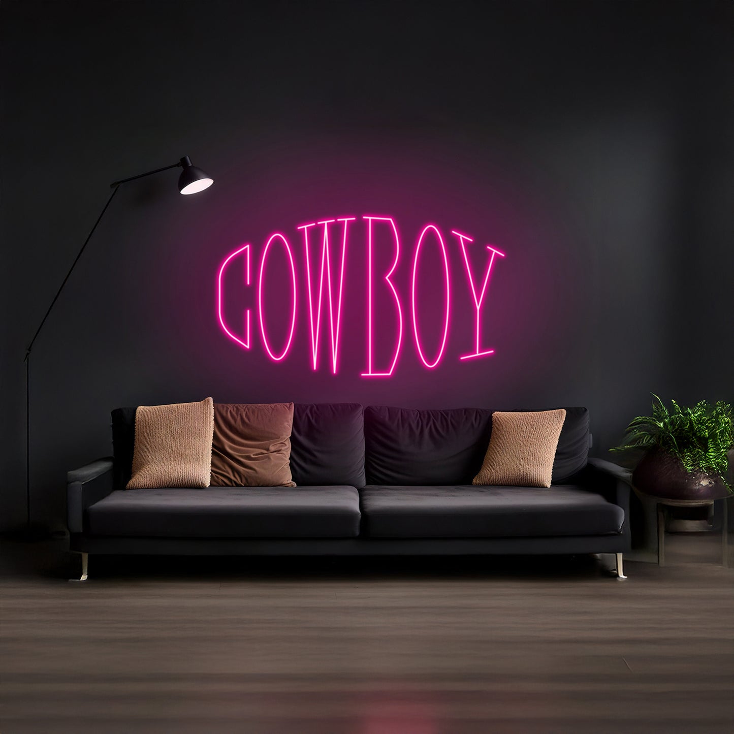 Cowgirl Cowboy Neon Sign