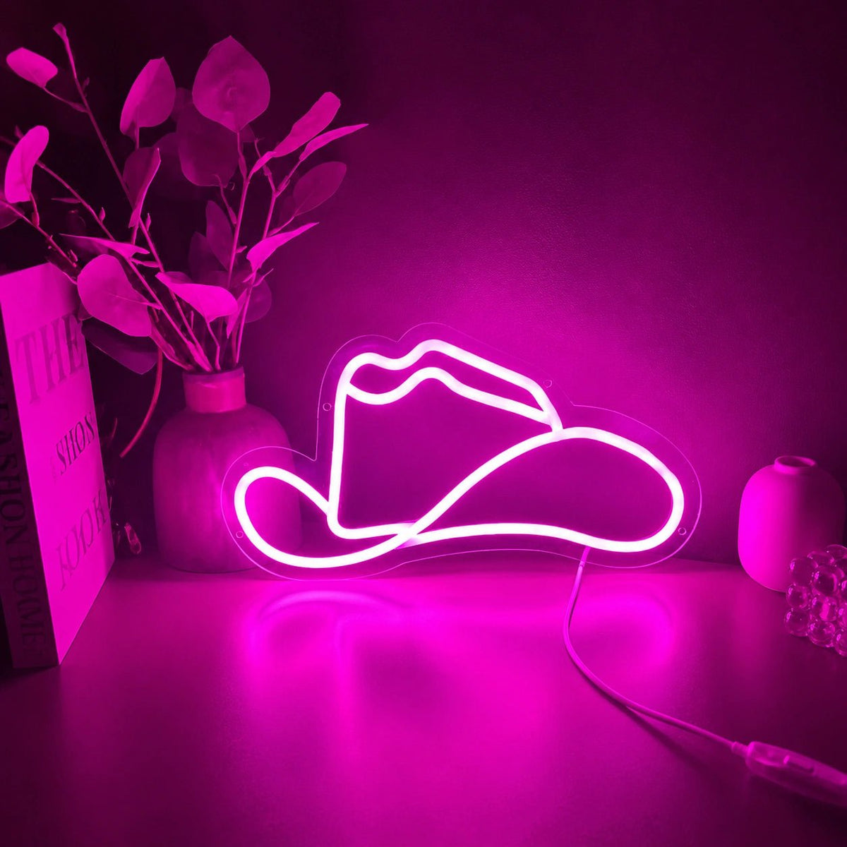 Cowgirl Hat LED Neon Sign - Shineneon
