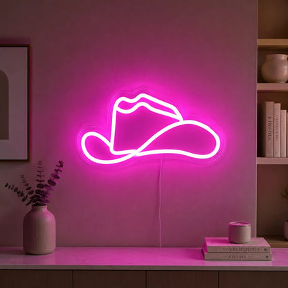 Cowgirl Hat LED Neon Sign - Shineneon