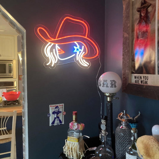 Cowgirl Led Sign Business Neon Sign