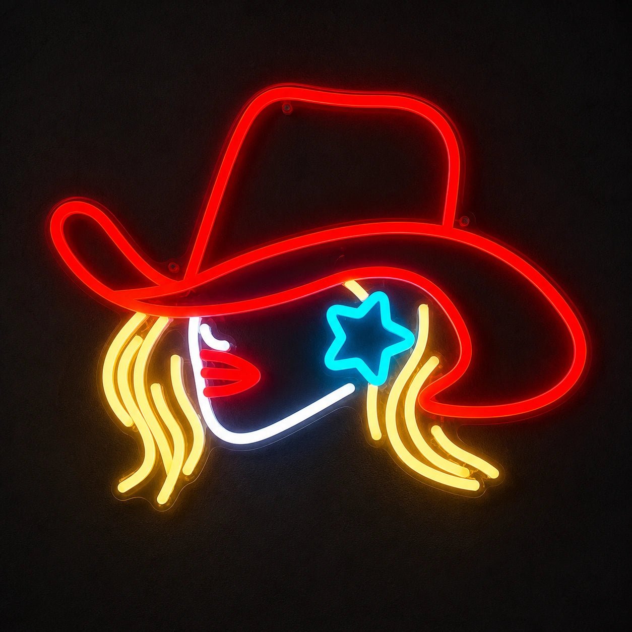 Cowgirl Word Vintage LED Neon Sign - Shineneon