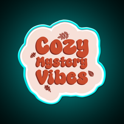 Cozy Mystery Vibes Cafe Led Neon Sign Espresso Bar Art Rgb Color