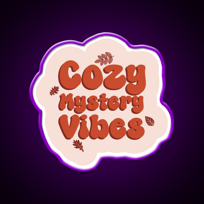 Cozy Mystery Vibes Cafe Led Neon Sign Espresso Bar Art Rgb Color
