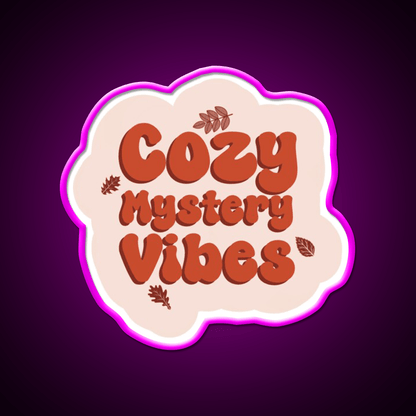 Cozy Mystery Vibes Cafe Led Neon Sign Espresso Bar Art Rgb Color - Shineneon