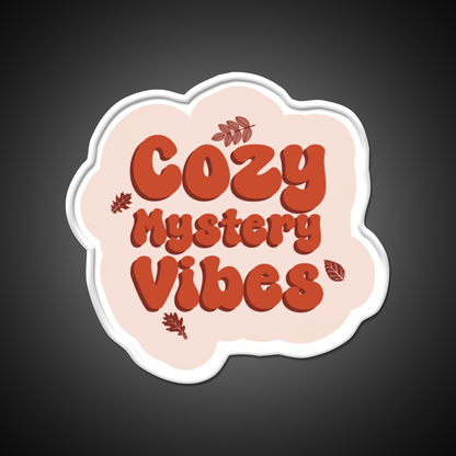 Cozy Mystery Vibes Cafe Led Neon Sign Espresso Bar Art Rgb Color