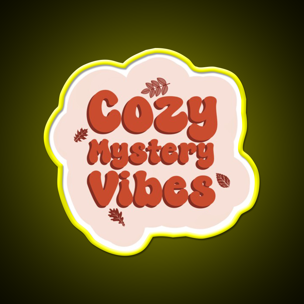 Cozy Mystery Vibes Cafe Led Neon Sign Espresso Bar Art Rgb Color