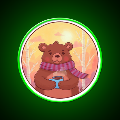 Cozy Vibes Cafe Led Neon Sign Espresso Bar Art Rgb Color