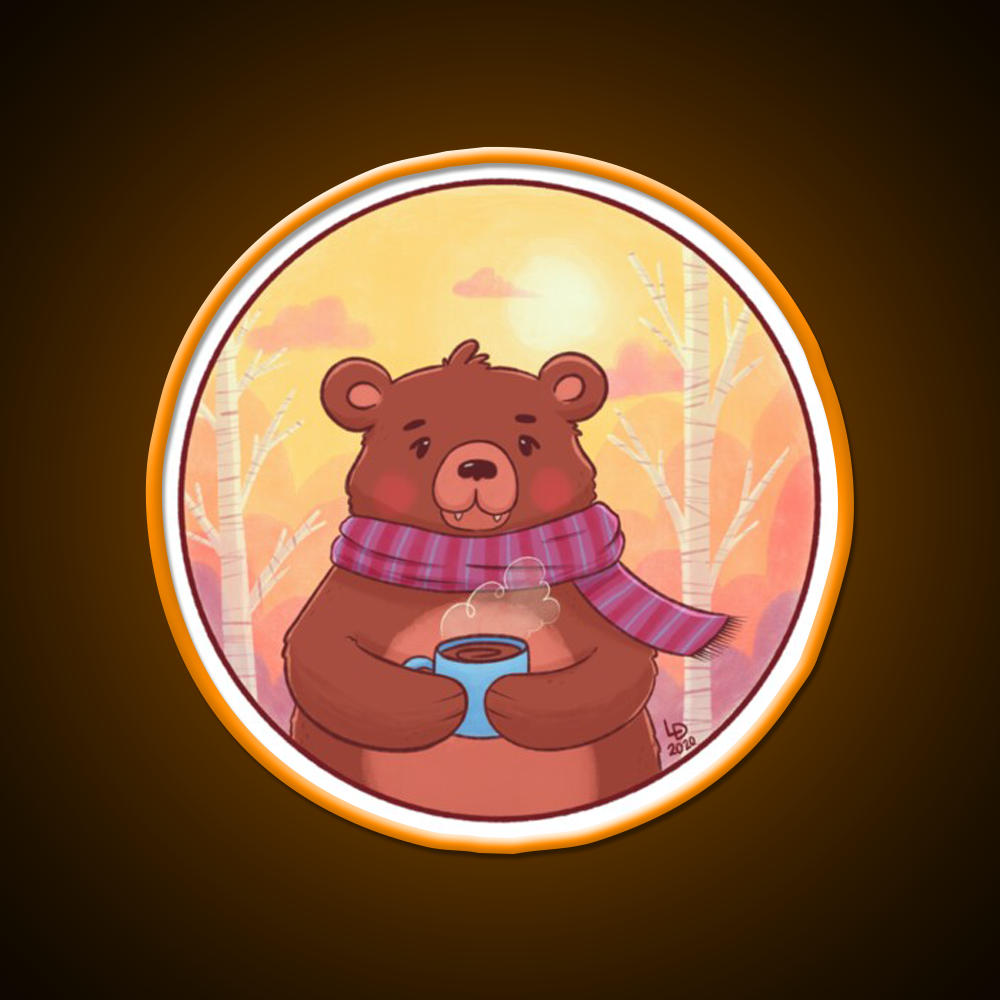 Cozy Vibes Cafe Led Neon Sign Espresso Bar Art Rgb Color