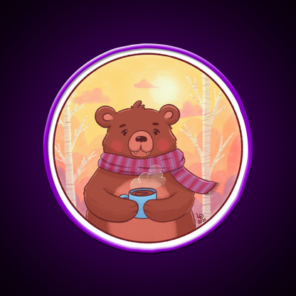 Cozy Vibes Cafe Led Neon Sign Espresso Bar Art Rgb Color