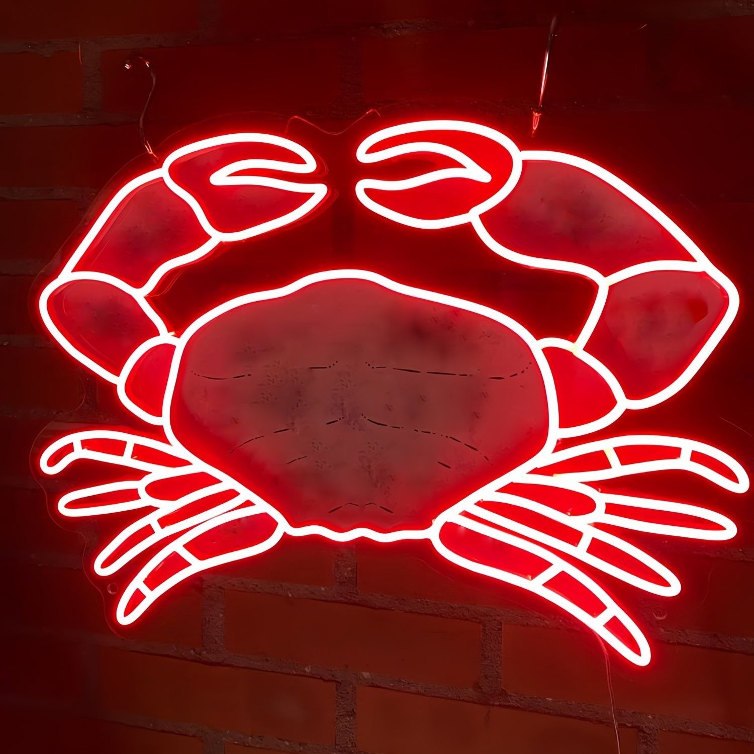Crab Illuminate Your With Neon Seafood - Shineneon