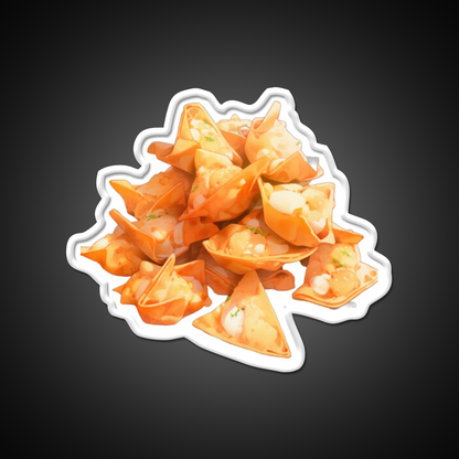 Crab Rangoon Led Neon Sign Chinese Food Rgb Color