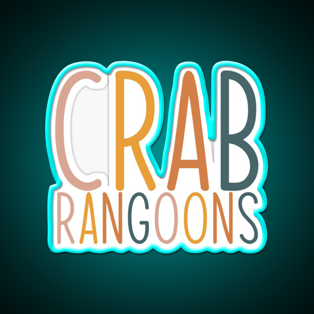 Crab Rangoons Led Neon Sign Chinese Food Rgb Color