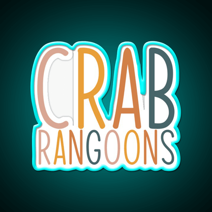 Crab Rangoons Led Neon Sign Chinese Food Rgb Color - Shineneon