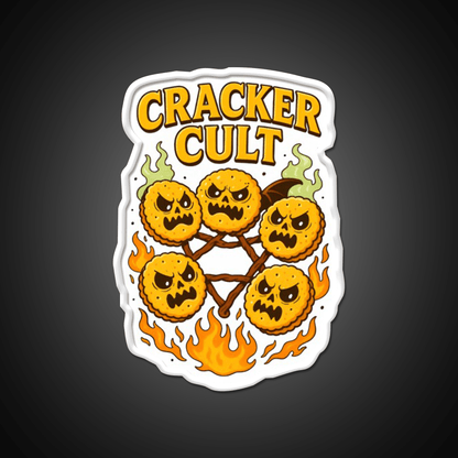 Cracker Cult Join The Snackrifice Snack Food Led Neon Sign Rgb Color - Shineneon