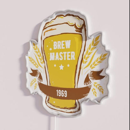 Craft Beer Brew Master Extraordinaire Beer Lover Rgb Led Neon Sign - Shineneon