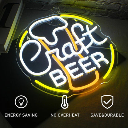 Craft Beer Cartoon Chef Pig With Flame Led Neon Sign For Bar Restaurant Decor | Shineneon