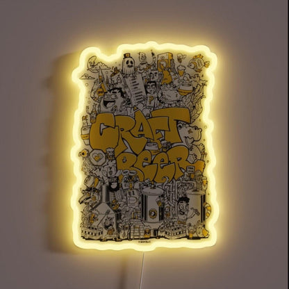 Craft Beer English Rgb Led Neon Sign - Shineneon