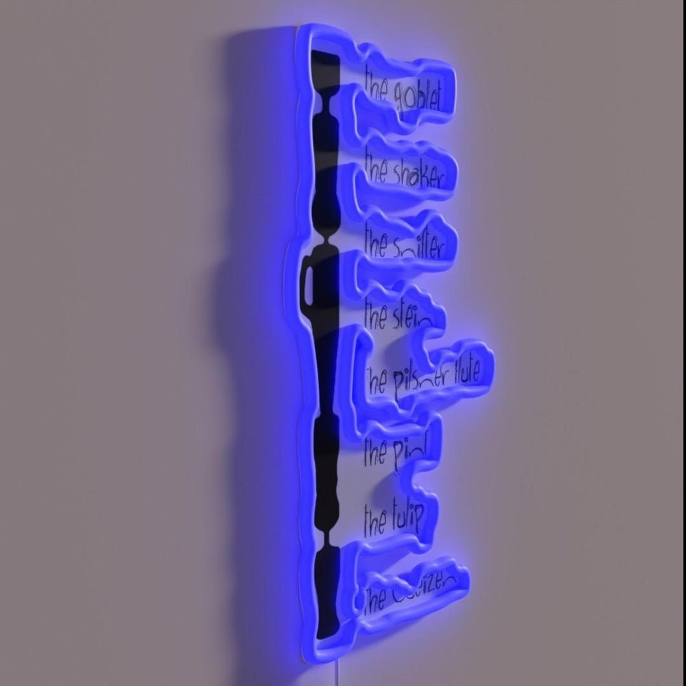 Craft Beer Glasses Rgb Led Neon Sign - Shineneon