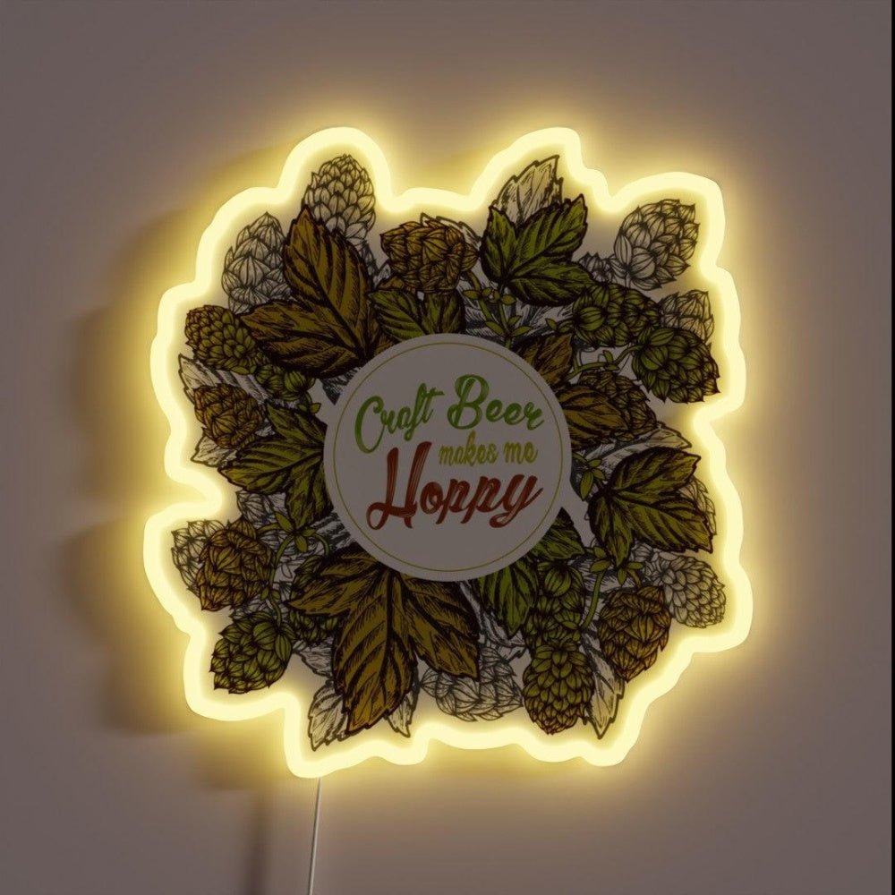 Craft Beer Hops Rgb Led Neon Sign - Shineneon