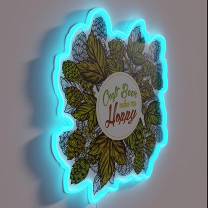 Craft Beer Hops Rgb Led Neon Sign - Shineneon
