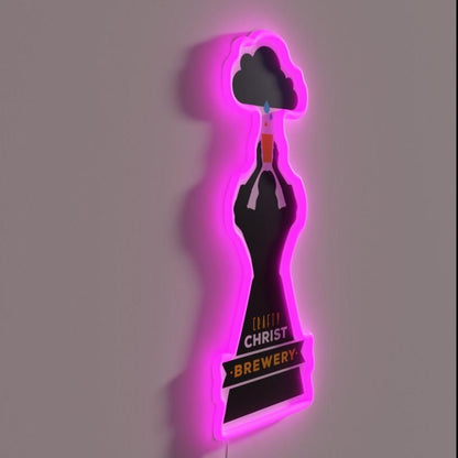 Craft Beer Jesus Rgb Led Neon Sign - Shineneon