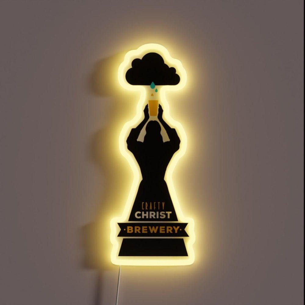 Craft Beer Jesus Rgb Led Neon Sign - Shineneon