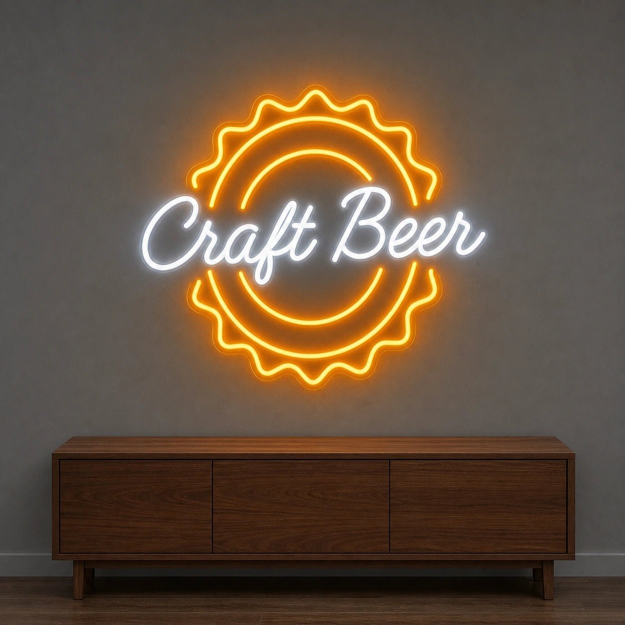 Craft Beer LED Neon Sign Home Garage Wall Decoration - Shineneon