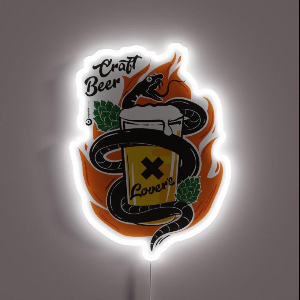 Craft Beer Loversrgb Led Neon Sign - Shineneon