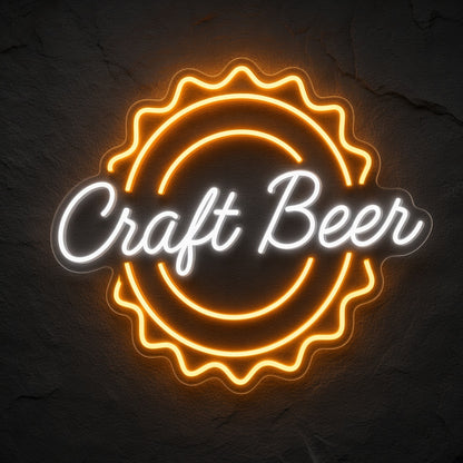 Craft Beer LED Neon Sign - product hero
