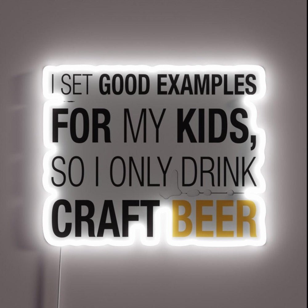 Craft Beer Rgb Led Neon Sign Bar Decor - Shineneon