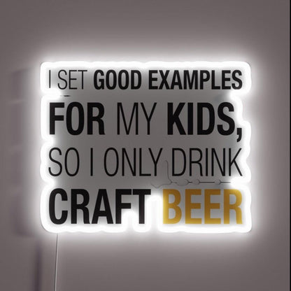 Craft Beer Rgb Led Neon Sign Bar Decor - Shineneon