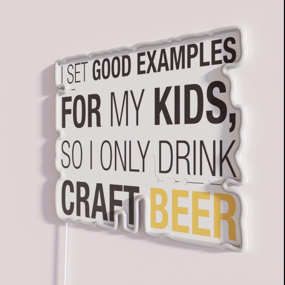 Craft Beer Rgb Led Neon Sign Bar Decor - Shineneon