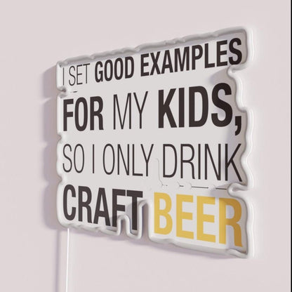 Craft Beer Rgb Led Neon Sign Bar Decor - Shineneon