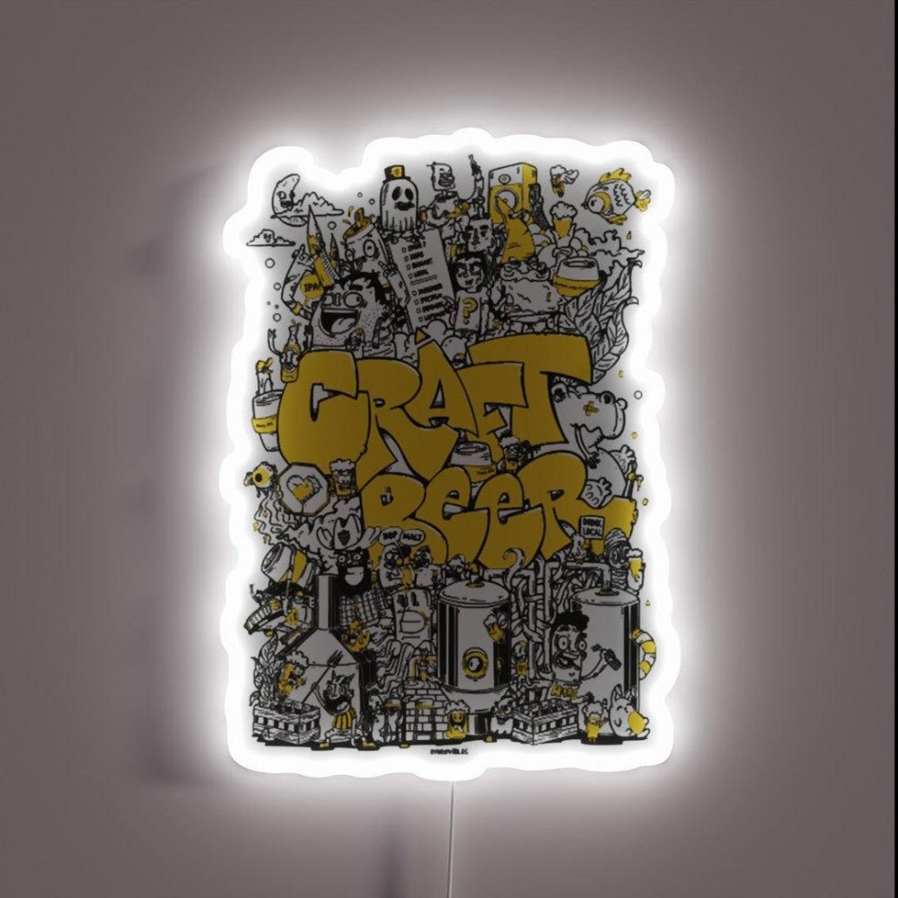 Craft Beer Rgb Led Neon Sign Bar Wall Decor - Shineneon