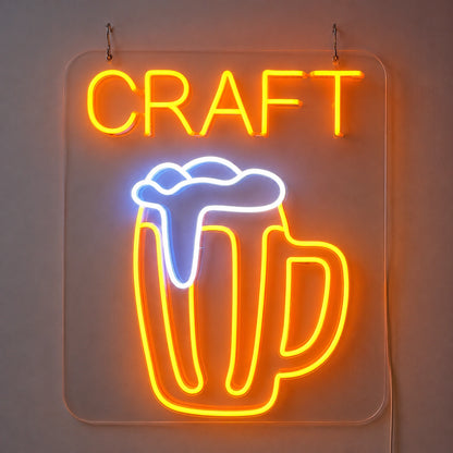 Craft Beer Wall Neon Sign LED Neon Sign main product image