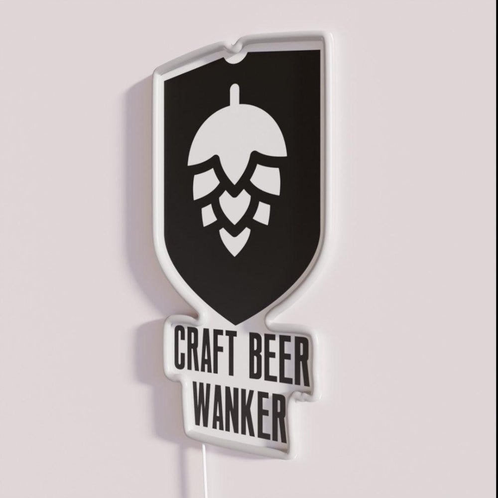 Craft Beer Wanker Rgb Led Neon Sign - Shineneon