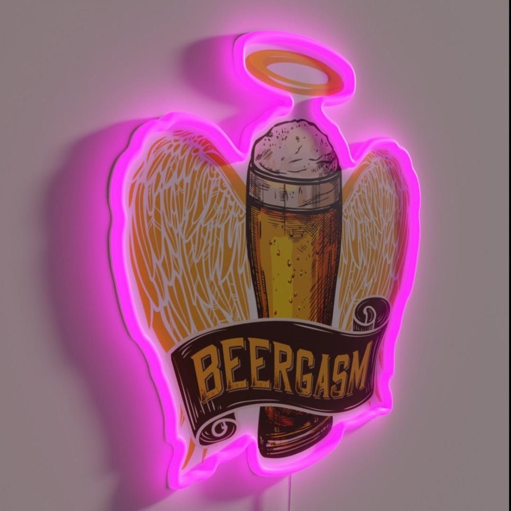 Craft Beergasm Craft Beer Brewing Rgb Led Neon Sign - Shineneon