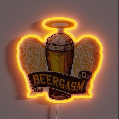 Craft Beergasm Craft Beer Brewing Rgb Led Neon Sign - Shineneon
