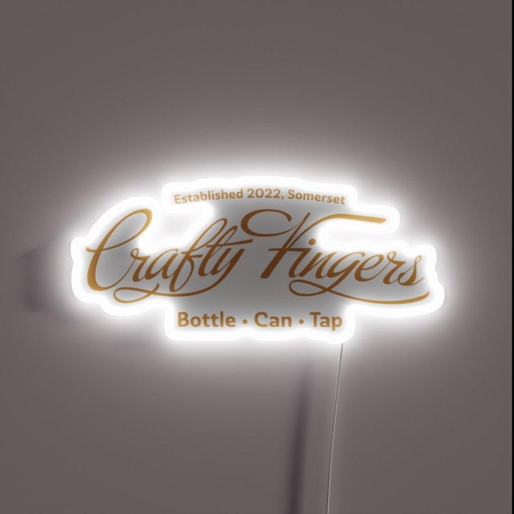 Crafty Fingers Logo Rgb Led Neon Sign - Shineneon