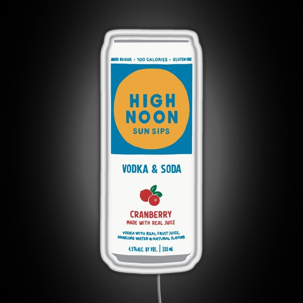 Cranberry High Noon Rgb Led Neon Sign Pop Wall Art - Shineneon