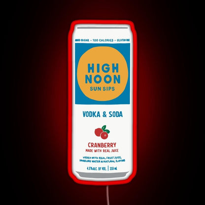 Cranberry High Noon Rgb Led Neon Sign Pop Wall Art - Shineneon
