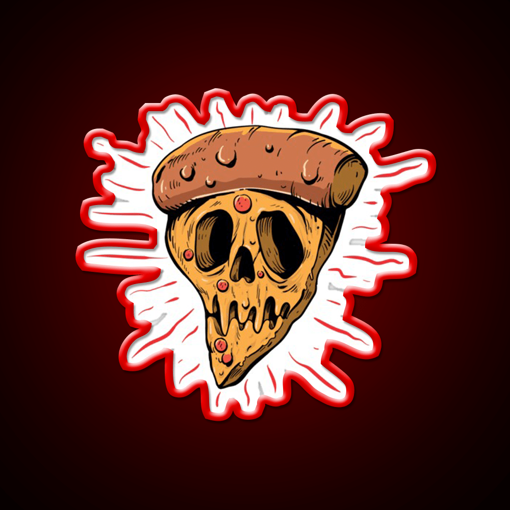 Crane Pizza Fast Food Led Neon Sign For Burger Place Rgb Color - Shineneon