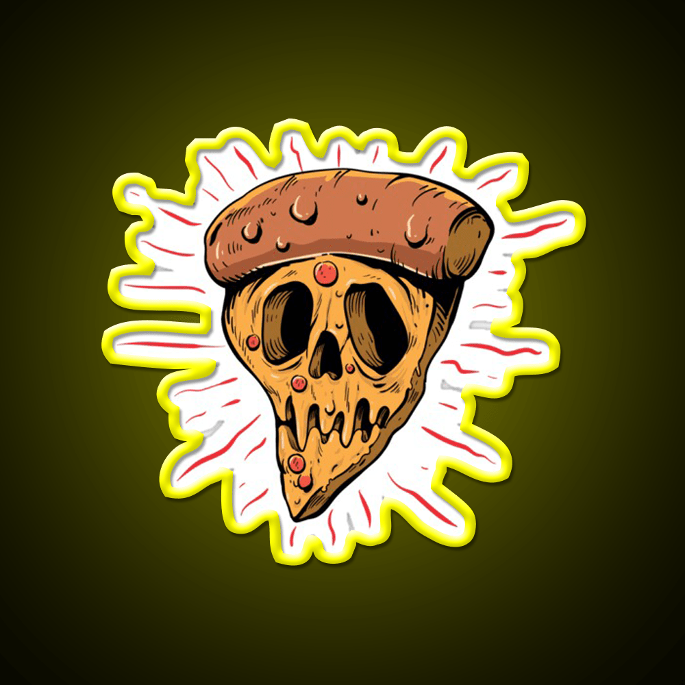 Crane Pizza Fast Food Led Neon Sign For Burger Place Rgb Color - Shineneon