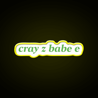 Cray Z Babe E Tde Welcome Led Neon Sign Open Sign Rgb Color - Shineneon