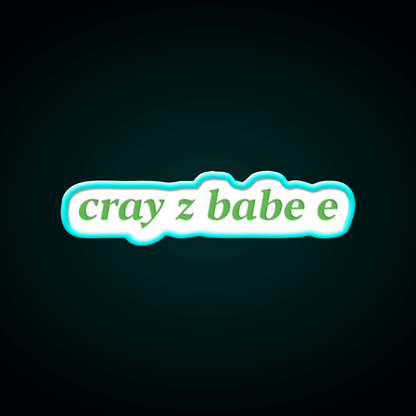 Cray Z Babe E Tde Welcome Led Neon Sign Open Sign Rgb Color - Shineneon